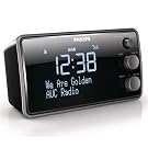 Philips AJB3552/05 DAB Clock Radio with Big LCD Display