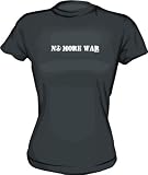 No More War Peace Sign Distressed logo Women's Tee Shirt in 6 Colors Small thru XXL
