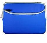 (15, Blue) Universal Laptop Notebook Sleeve Carying Case - Compatible with Laptop and Portable DVD: Compatible With Laptop 12 13 15 17 14 and Compatible With Portable DVD 8 (15, Blue)