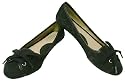 Coach Josie Black Signature Ballet Flats Shoes New
