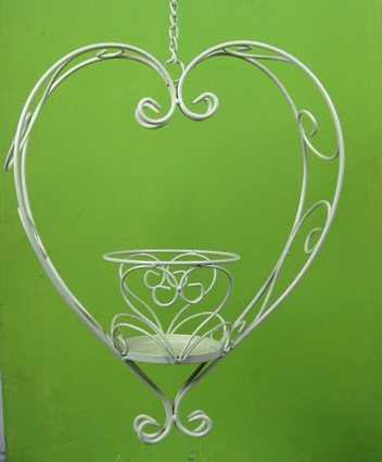 Blumenampel Herz, Blumentopfhalter