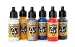 Herpa 371131 - Airbrush Farben, 6 Stück