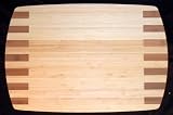 Two Tone Bamboo Piano Cutting Board 18" X 12" [CAPITOL CITY LUMBER]