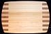Two Tone Bamboo Piano Cutting Board 18 X 12 [CAPITOL CITY LUMBER]