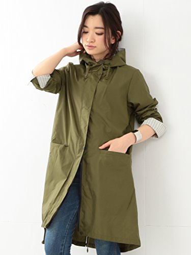 BEAMS LIGHTS WOMEN / フードストライプレインコート