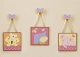 CoCaLo Baby Tropical 3 Pc Wall Plaques