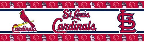 Saint Louis Cardinals St. Kids Wallpaper Border
