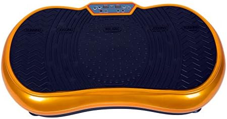 EILISON ABS 250W Power Hi / Low Speed Vibration Platform Fitness Equipment with Remote Control (Gold)