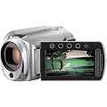 JVC GZ-HD 500 SEU Full-HD Festplatten-Camcorder (microSD-Kartenslots, 20-fach optisher Zoom, 6,9 cm Display, 80GB Festplatte, USB 2.0) silber