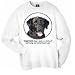 Labrador Retriever BLACK Happiness Adult Sweatshirt
