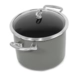 Chantal Copper Fusion 8 Quart Stockpot, Platinum