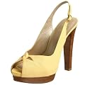 Stuart Weitzman Women's Metro Slingback Sandal,Daisy Llama Calfskin,9 M US