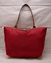 Longchamp Pliages Red Rouge Large Duffle Tote Bag Purse