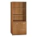 Bush Furniture Universal Wall System Storage Cabinet, Natural Cherry