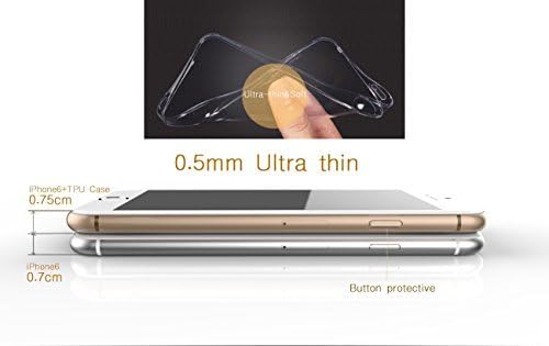 Touchess iPhone 6/6S Plus (5.5) Premium Quality Case Ultra Clear Back Panel - Crystal Clear/Transparent