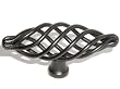 Top Knobs-Normandy Collection M623 Medium Oval Twist Knob in Patine Black