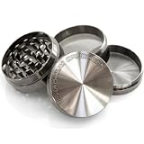 Authentic Chromium Crusher Zinc 2.5 4pc Tobacco Spice Herb Grinder with Lifetime Warranty