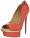 L.A.M.B. Women's Ilane Platform Pump,Coral,7.5 M US