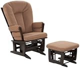 Dutailier Ultramotion Modern Hoop Glider Rocker, Cocoa
