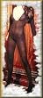 y2 Elegant n Unique - Opaque Long Sleeve Open Crotch Body Stocking One Size in Black or Nude Color