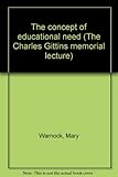 The concept of educational need