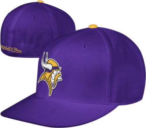 Mitchell & Ness Minnesota Vikings Fitted Throwback Hat 7