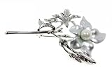 Light Blue Blossom Brooch Pin