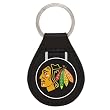 Chicago Blackhawks Leather Keychain