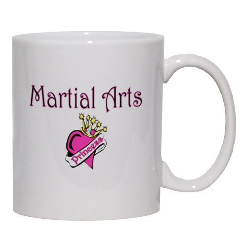 Martial Arts Princess Mug for Coffee / Hot Beverage (choice of sizes and colors)