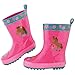 Stephen Joseph Little Girls'  Rain Boots, Girl Horse, 9