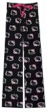 Hello Kitty Face Black White and Pink Lounge Pant for women