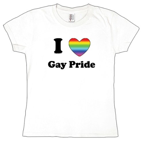 I Heart Gay Pride Ladies T-Shirt