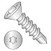 #14 x 1 1/4" Self-Drilling Screws/Six-Lobe (Torx) / Flat Head / 18-8 Stainless Steel / #3 Drill Point (Carton: 1,000 pcs)