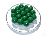 15 Clays Marbles - GREEN TRADITION- Clay Marble 16 mm