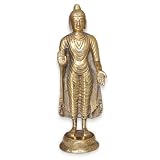 Standing Buddha Statue Handmade Buddhist Sculptures Unique Giftby DakshCraft