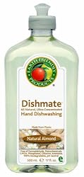 Earth Friendly Products Dishmate, Almond, 17-Ounce Bottle (Pack of 6)