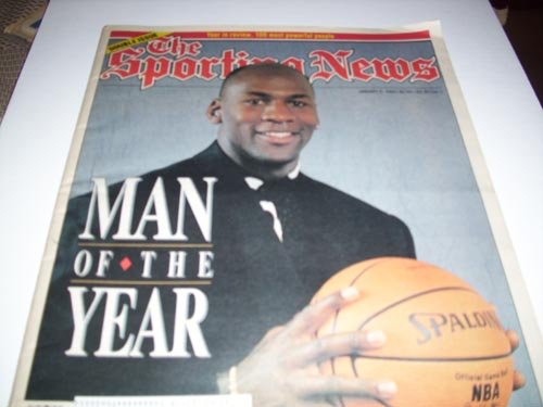 Michael Jordan "Man of the Year" Sporting News January 6th, 1992 Collectible Newspaper