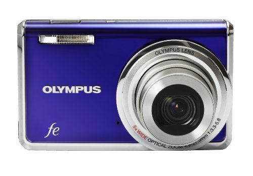Olympus FE-5020 12MP Digital Camera with 5x Wide Angle Optical Zoom and 2.7 inch LCD (Royal Blue)