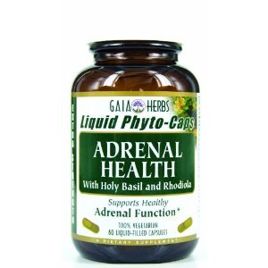 Gaia Herbs Adrenal Health, 60 liquid-filled capsules, Bottle