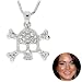 Lindsay Lohan's Pave Skull & Crossbones Necklace