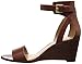 Nine West Women's Nobody Leather Wedge Sandal