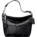 AUTHENTIC COACH SIGNATURE STRIPE STUD MEDIUM SHOULDER BAG 12909