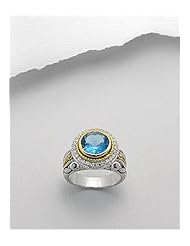CZ Ring In 92.5 Sterling Silver