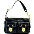Authentic Coach Medium Black Leather Legacy Shoulder Bag - 12868