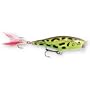 rapala skitter pop lure, sp07lf, lime frog