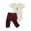 Kee-Ka Organic Short-Sleeve Outfit - Monkey