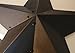 CWI Gifts Metal Barn Star - 48 inch Galvanized Hanging Star - Farmhouse Wall Decor - Black
