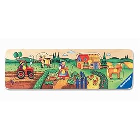 Ravensburger 03221 La mia prima fattoria- Puzzle in legno da 5 pezzi Ravensburger 03221 La mia prima fattoria- Puzzle in legno da 5 pezzi