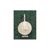 Indiana Hoosiers Solid 10K Gold ''I'' Baseball Pendant