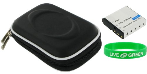 more about 2n1 EVA Hard Shell Case (Black) EN-EL12 Battery for Nikon Coolpix S6000 14 MP Digital Camera Silver